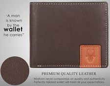 New Premium Quality Bi-fold Leather Wallet for Men Brown Colour