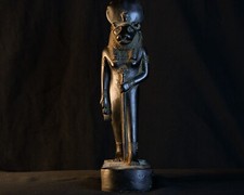 RARE ANCIENT EGYPTIAN ANTIQUE Statue Large Sekhmet Lion with Key of Life
