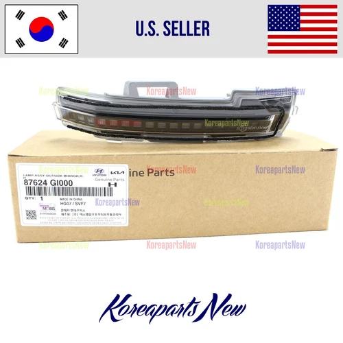 View Mirror Turn Signal Lens Right PASSENGR ⭐OEM⭐ Hyundai Ioniq-5 GV60 2022-2024
