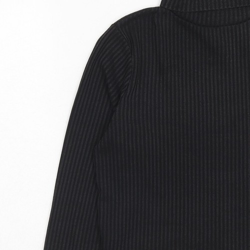 Brave Soul Womens Black Polyester Blend T-Shirt Size M - Picture 6 of 10