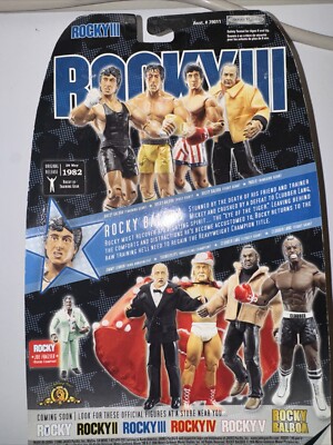 Rocky III Rocky Balboa Action Figure Jakks Pacific New RARE