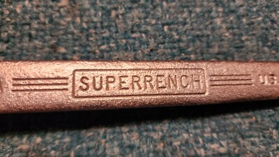 Vtg Williams Superrench Offset Box End Wrench 12-Point 7/8