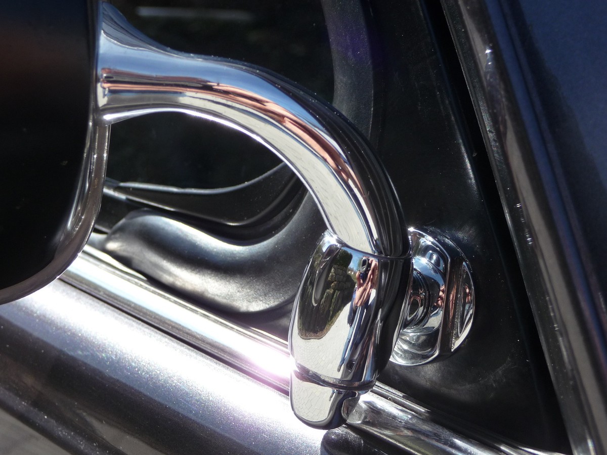 VW Rückspiegel Außen, Beifahrerseite, VW Käfer Oldtimer, Karman G In