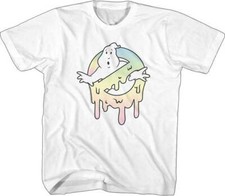 The Real Ghostbusters TV Series Melting Movie Logo Youth T Shirt 2T-YXL