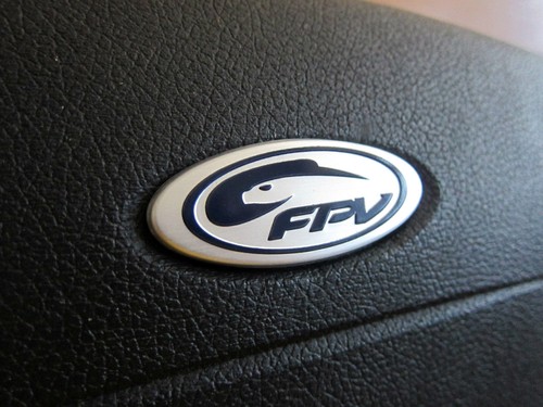 STEERING WHEEL BADGE FOR FORD FALCON FPV BA BF FG FGX SERIES GT F6 Pursuit XR G6 - Picture 2 of 9