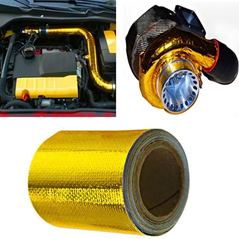 High Performance Gold Heat Protection Tape Car Turbo Engine Wrap  2u0026#039;u0026#039;x15u0026#039;/Roll | eBay