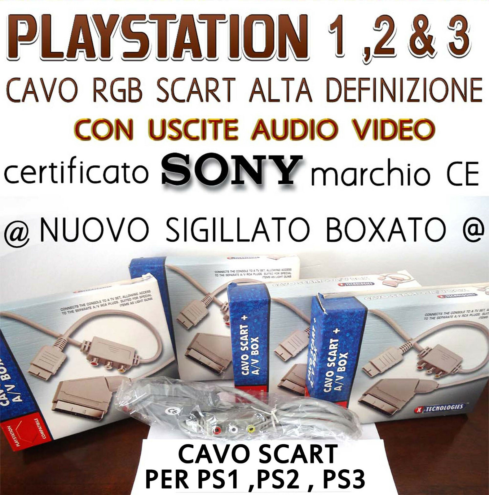 TENINYU PS3 Cavo Componente Compatibile Con PS2/PS3/PS3 Slim HDTV-READY TV HD COMPONENT AV CABLE 5-WIRE 6FT Nero - Foto 8