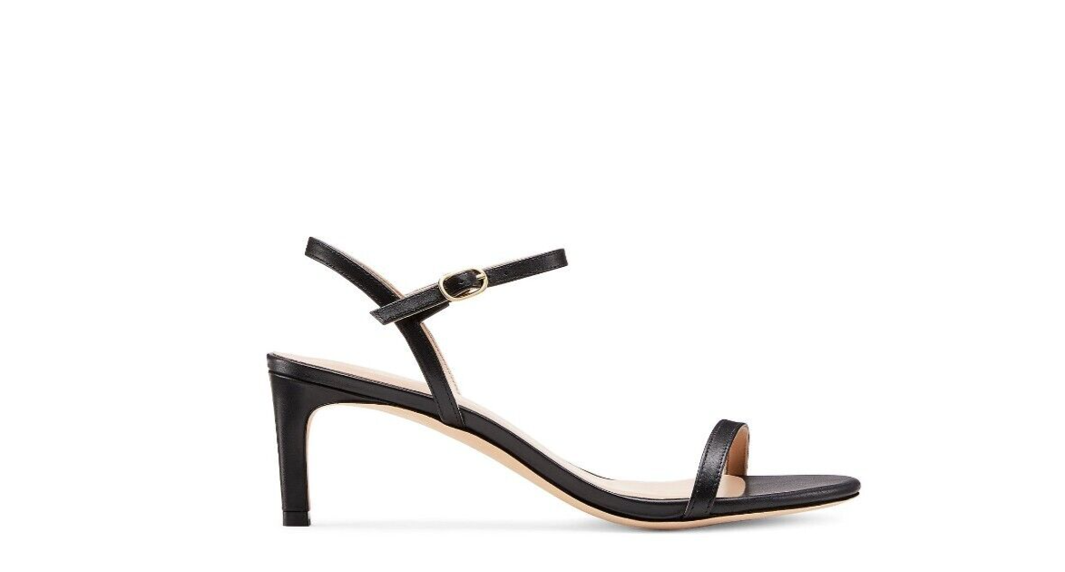 Stuart Weitzman Dancer 60 Black Sandals Heels - size 35 Stuart Weitzman Dancer 60 Black Sandals Heels - size 35