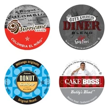 Medium Roast Flavored Coffee Pods for Keurig K-Cup Makers, Variety, 72 Count