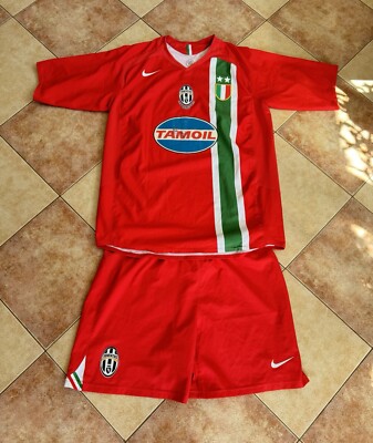 Vintage Juventus 2005-2006 Away Soccer Jersey Football Kit Shirt