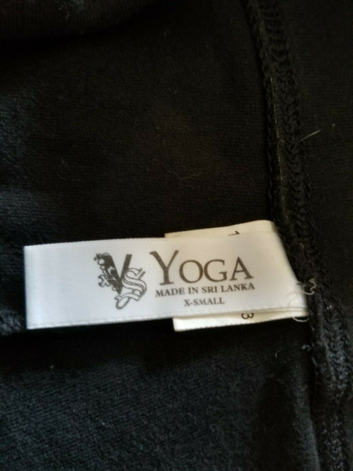 Yoga Basic Solid Black Elastic Waist Stretch Pant… - image 11