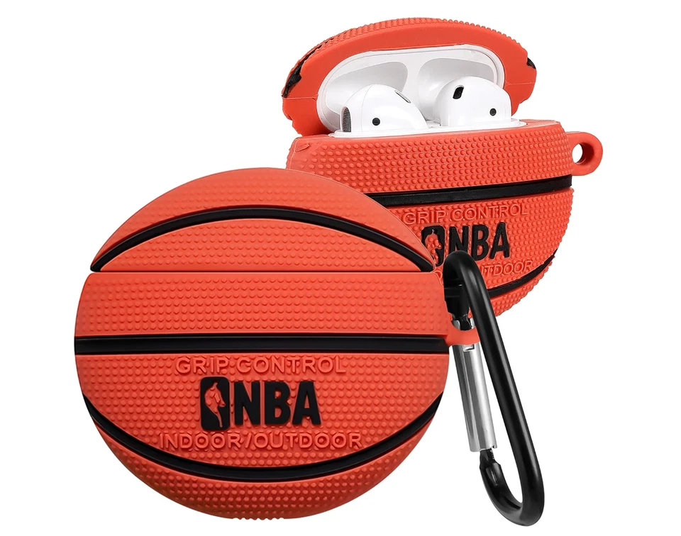 Basketball Airpods Pro Case Protective Cover Silicone Kids Teens Girls Boys NBA - image 2 of 4