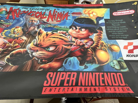 Legend of the Mystical Ninja 5' Flag Super Nintendo SNES NES Konami 1991