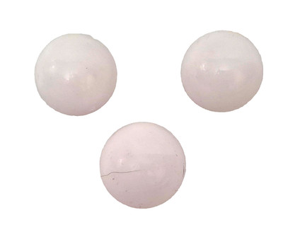 UNBRANDED Set Of 3 White Table Soccer Foosball Table Top Mini Footballs 31mm