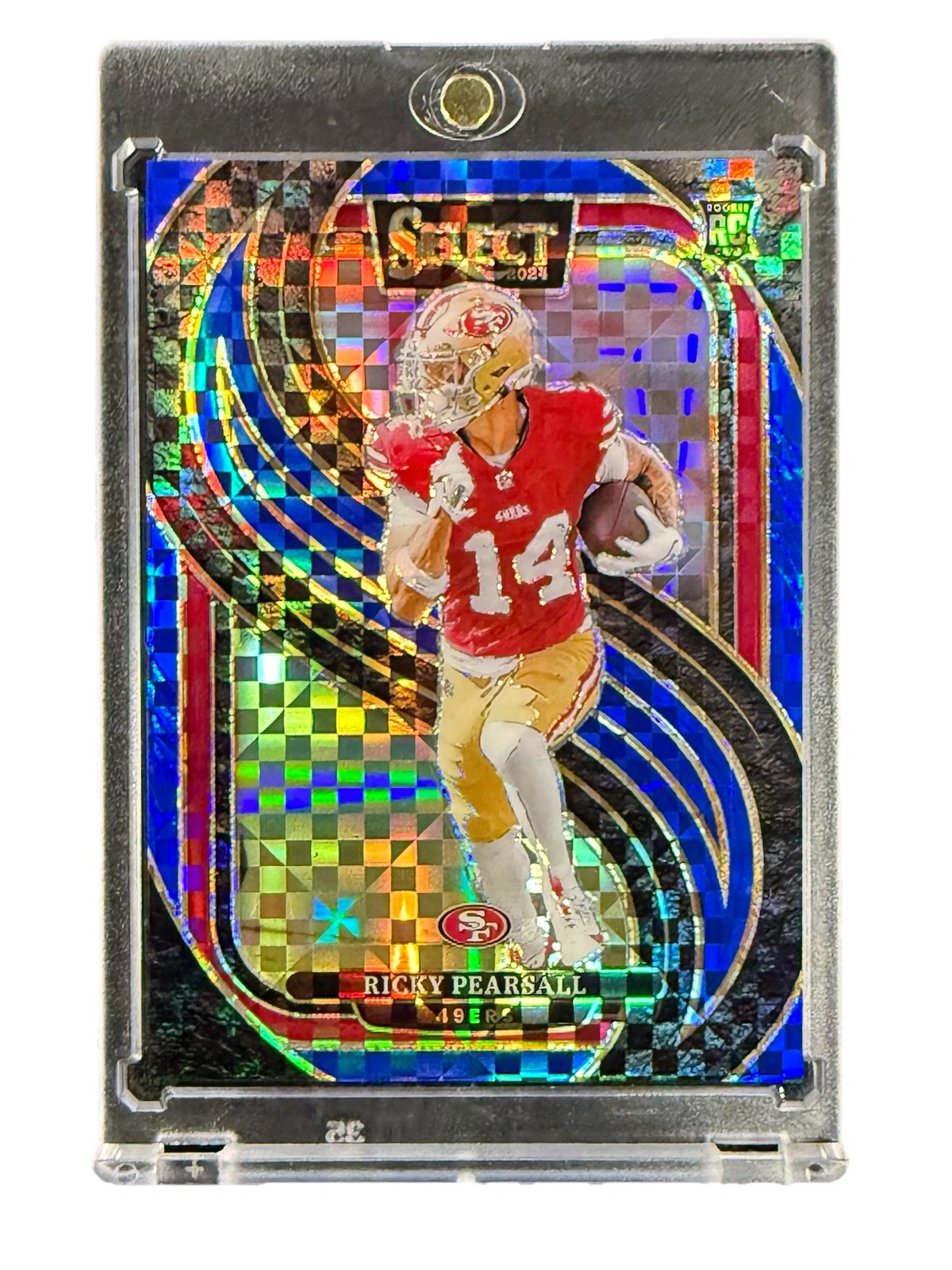 Ricky Pearsall 2024 Panini Select RC Rookie Premier Level #173 Blue Prizm /175