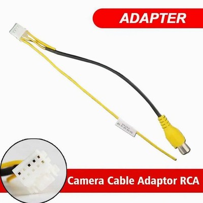 1pcs 10Pin Rear View Backup Camera Cable Adaptor RCA for Car Stereo Android Radi