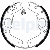 Delphi Handbremsbacken Satz 197Mm Passend FüR Mitsubishi Delica Galloper L400 Pa