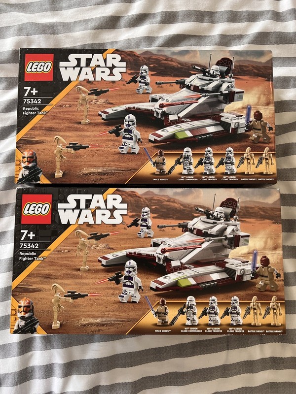 LEGO( 75342) Star Wars Republic Fighter Tank, New Sealed x 2. Fast shipping✅✅