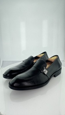 A31 NEW $239 Men's Sz 10 M Bruno Magli Pablo Buckle Strap Loafer In Black