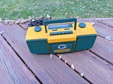 Green Bay Packers Boombox Radio - NFL Licensed Vintage Classic Audio Designs