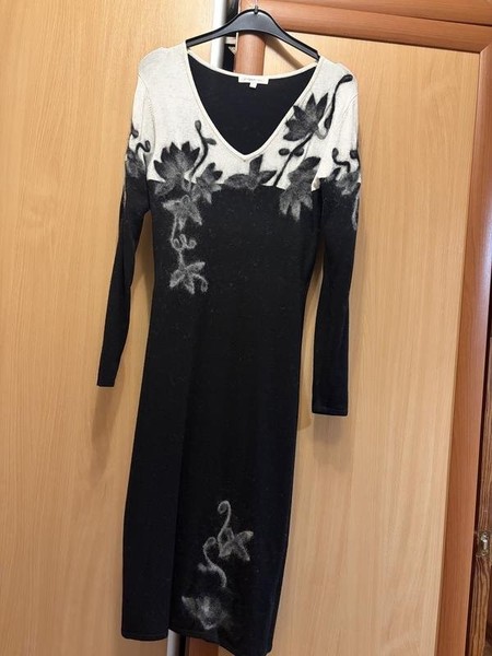 Women Philippe Carat Dress Black Viscose M
