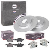 ABS Bremsscheiben + BelÄGe + BremssÄTtel Hinten Passend FüR Mazda 5 CR19 + CW
