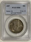 1957 P Franklin Half Dollar PCGS MS66 Silver Coin 50C US Mint