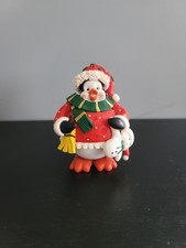 Traditions Christmas Collectible Glass Character Ornament - Santa Penguin
