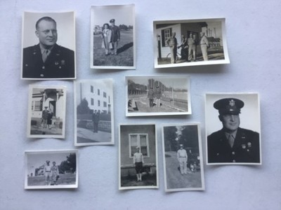 Lot of 10 WWII Homefront Photos 1943 1944 Boise Lincoln