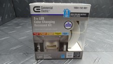 Commercial Electric Premium Downlight 3in Recessed Color Changing LED Gimbal Kit