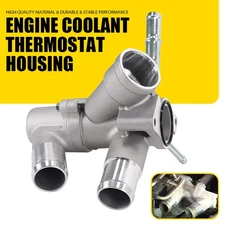 Engine Thermostat Coolant Housing Assembly For Ford 2011-2019 Lincoln 3.5L 3.7L