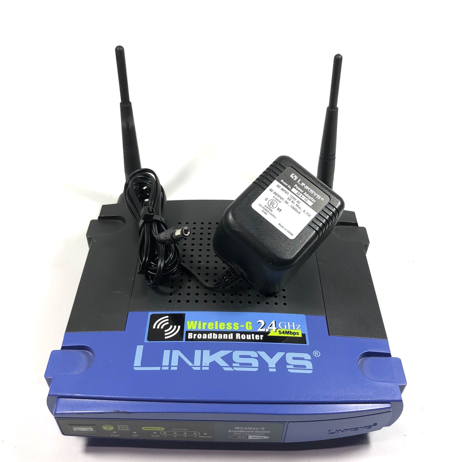 Linksys WRT54GS 54 Mbps 4-Port 10/100 Wireless G Router