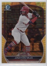 2023 Bowman Chrome Yellow & Orange Vapor Refractor 16/75 Jonathan Mejia 0ui8