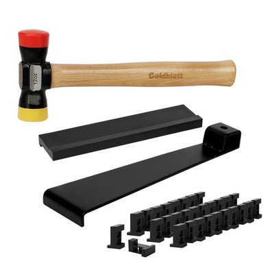 Goldblatt Laminate Wood Flooring Installation Kit Reinforced Double-Faced Mallet