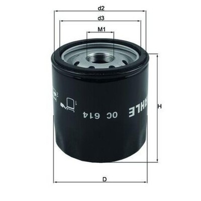 Ölfilter für MG HS AS23 ZS AZS1 23847663