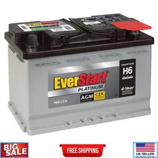 EverStart Platinum AGM Automotive Battery, Group H6 / LN3 / 48 12 Volt, 760 CCA