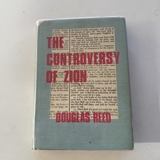 Rare!The Controversy of Zion By Douglas Reed.1st Ed 1978 Hardcover With DJ