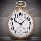 Antique Railroad Pocket Watch Illinois Bunn Special 21J Adjusted 10K Gold f 1921