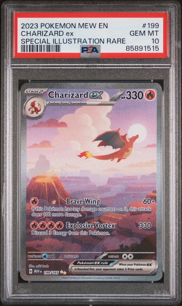 2023 POKEMON MEW EN-151 SPECIAL ILLUSTRATION RARE #199 CHARIZARD