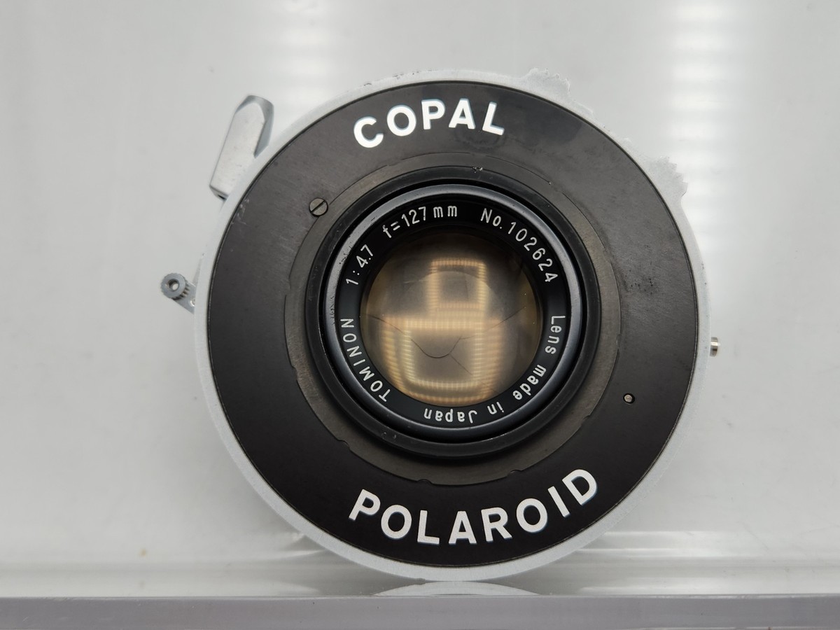 TECHNIKA GRAPHICO 127mm f/4.7 レンズ Tominon 127mm F4.7 Prime Lens in Copal Polaroid Shutter w/ Flange