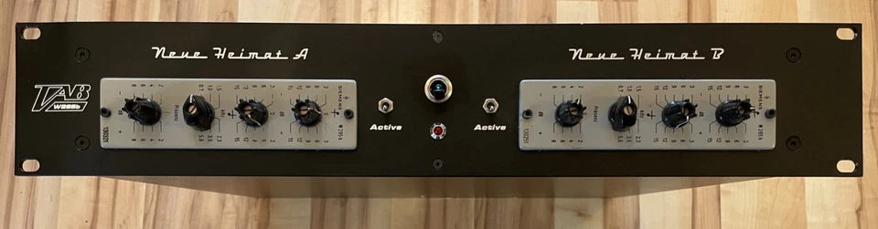 Siemens W295b EQs im TAB-Rack – Vintage 2-Kanal EQ „Neue Heimat“