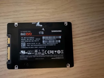 Samsung 2.5'' 860 EVO 1TB SATA III 6Gbps SSD MZ-76E1T0