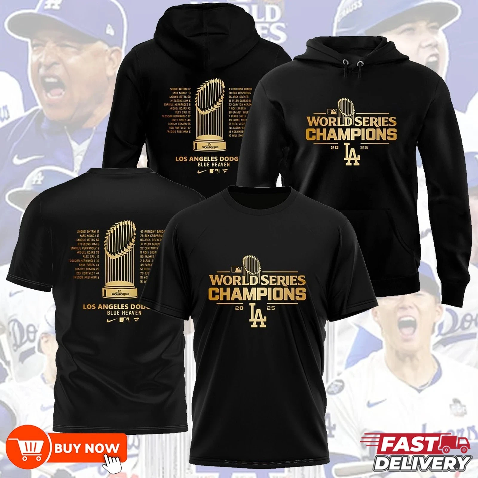 Los Angeles Dodgers 2025 World Series Champions TShirt
