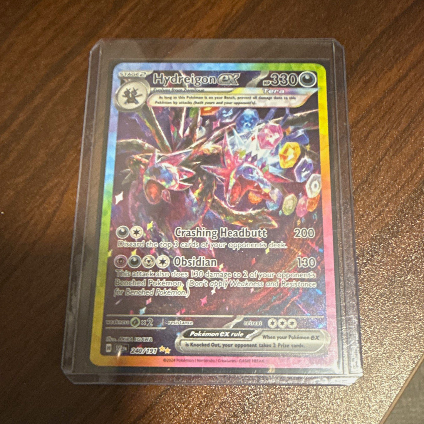 Hydreigon ex 169/086 Holo Special Illustration Rare White Flare Pokemon NM