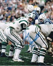 JOE NAMATH NEW YORK JETS SIGNED AUTOGRAPH 8X10 PHOTO