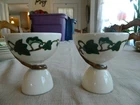 Franciscan "Ivy" (2) Egg Cup 3 3/4" Tall by 2 1/8" Wide by 3 1/2" Wide      IVYT