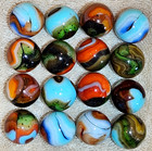 16 MINT Jabo Marbles from "Jinks" Contract Run 11-07-2008.   Lot 0182 — photo 2