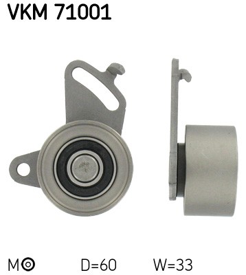 SKF SWEDEN VKM 71001 Tensioner Pulley, timing belt for TOYOTA