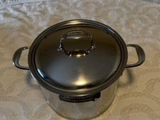 Demeyere Atlantis 5.5 qt, Dutch Oven With Lid,  18/10 Stainless Steel.