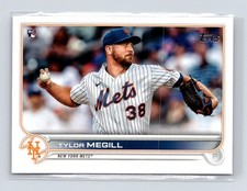2022 Topps #134b Tylor Megill Rookie New York Mets